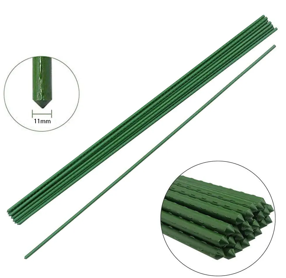 10pack Metal Garden Stakes Supports Climbing-120CM