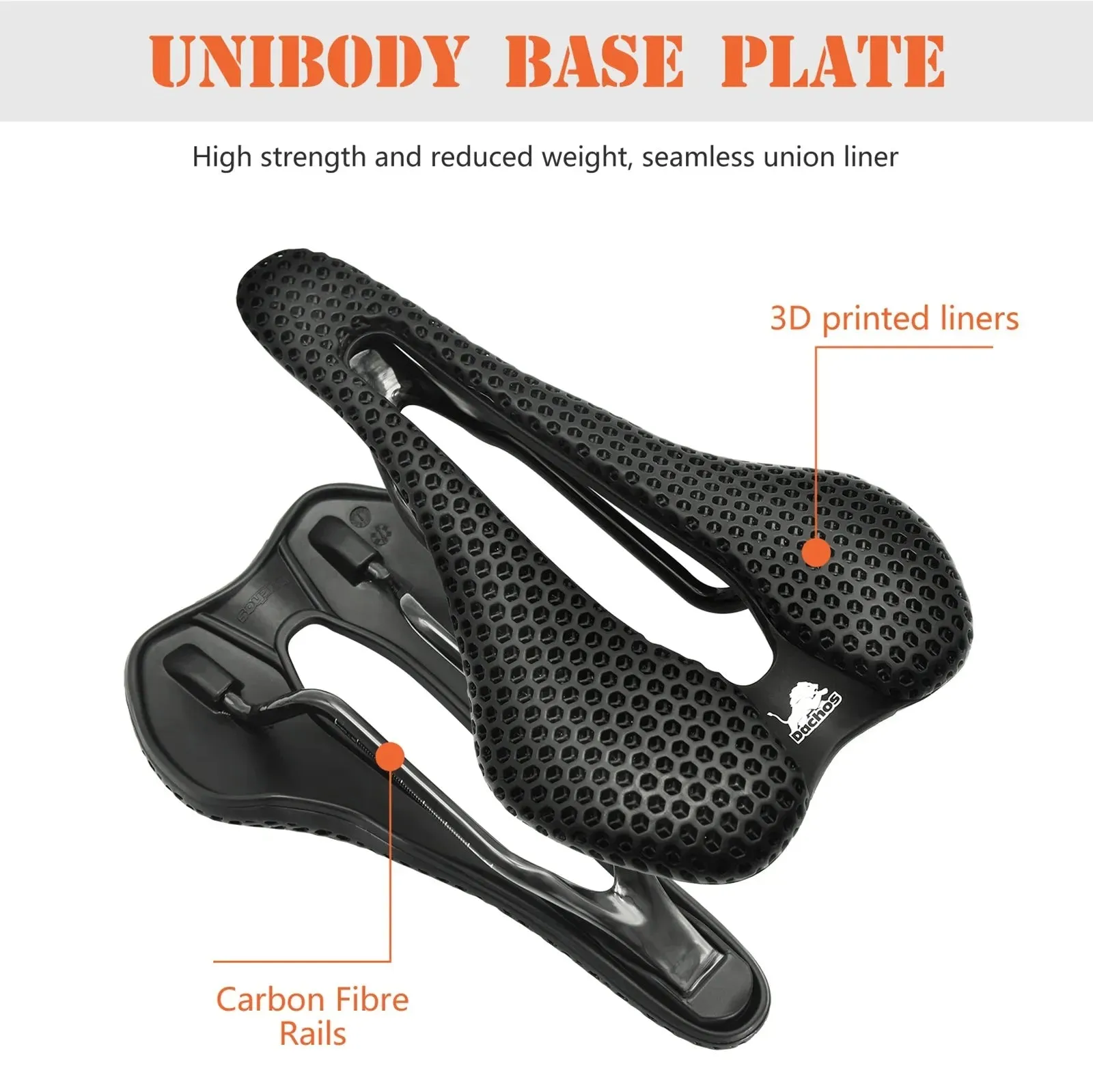 3D Carbon Fiber Bike Saddle