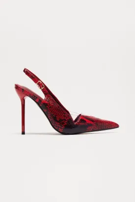 Avalon Slingback Pumps - Red