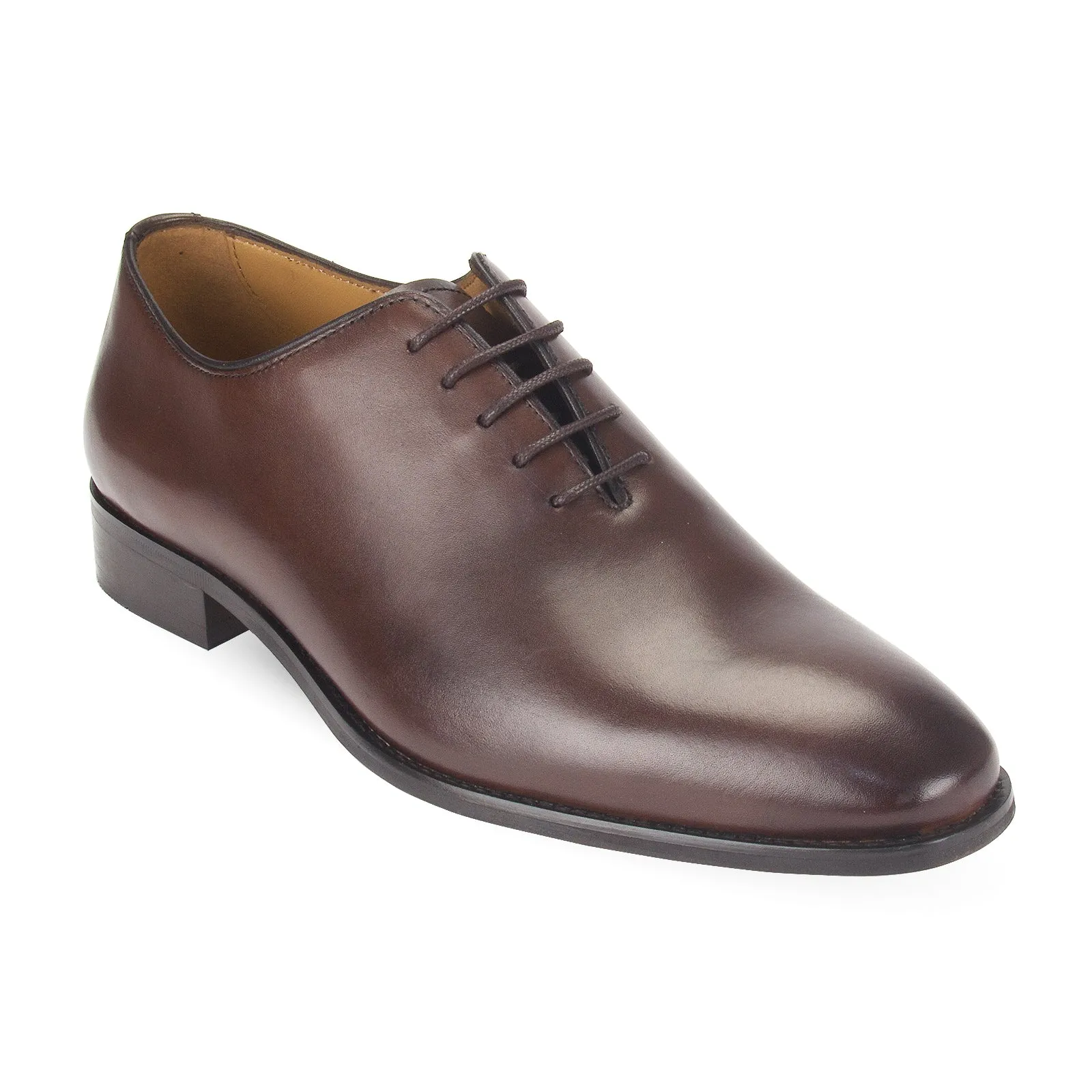 Belmont leather wholecut Oxford shoe