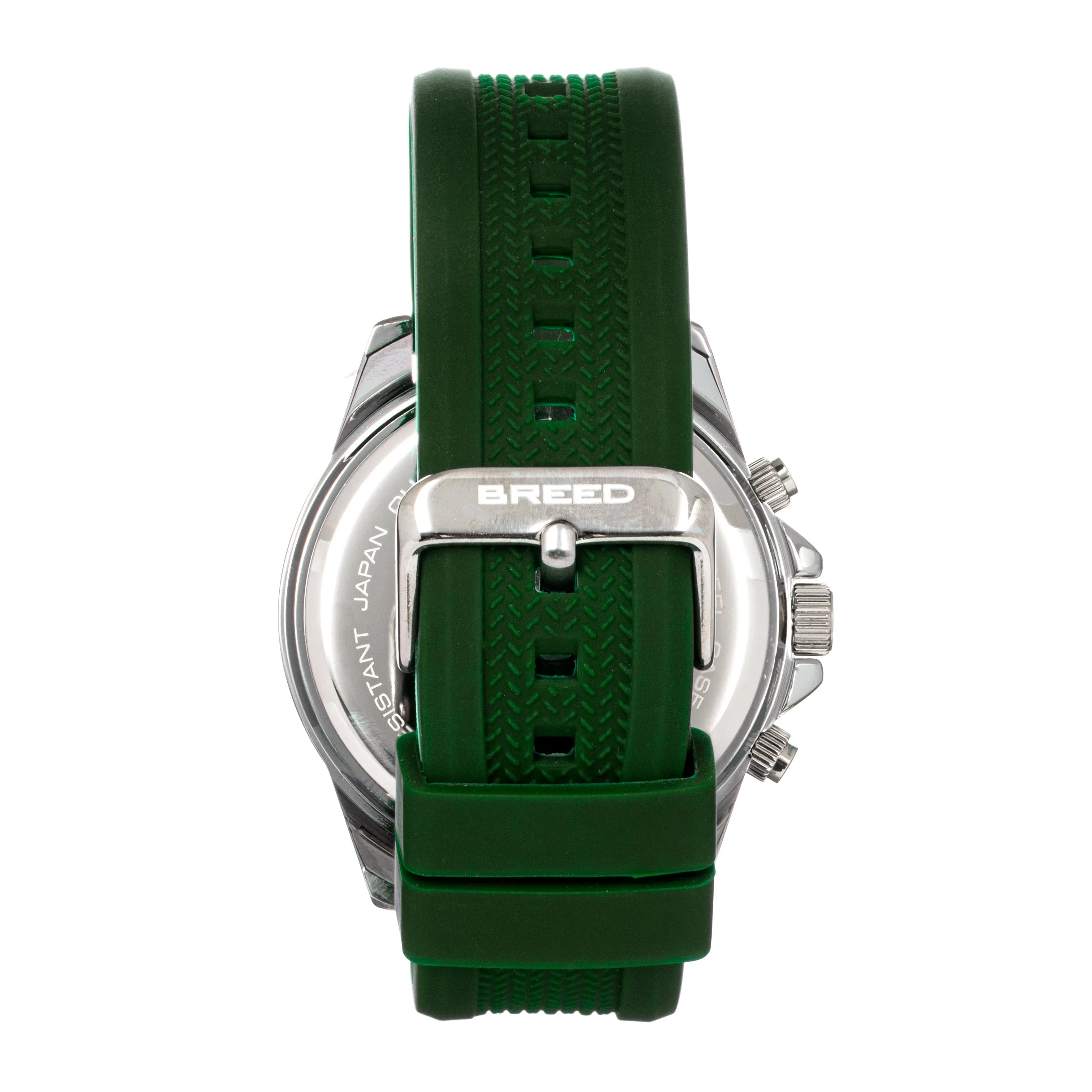 Breed Tempo Chronograph Strap Watch - Green