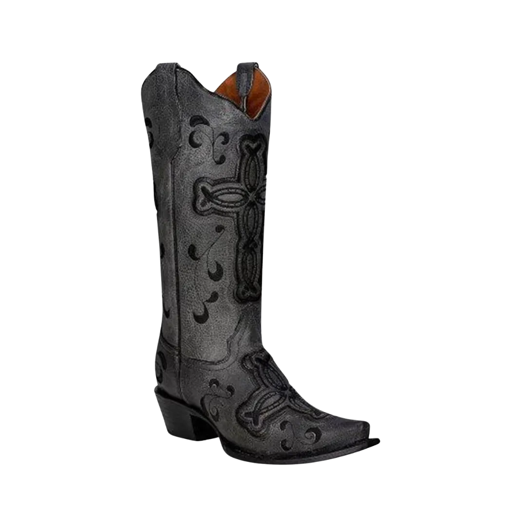 Corral Boots Women's Grey Cross Over Boot