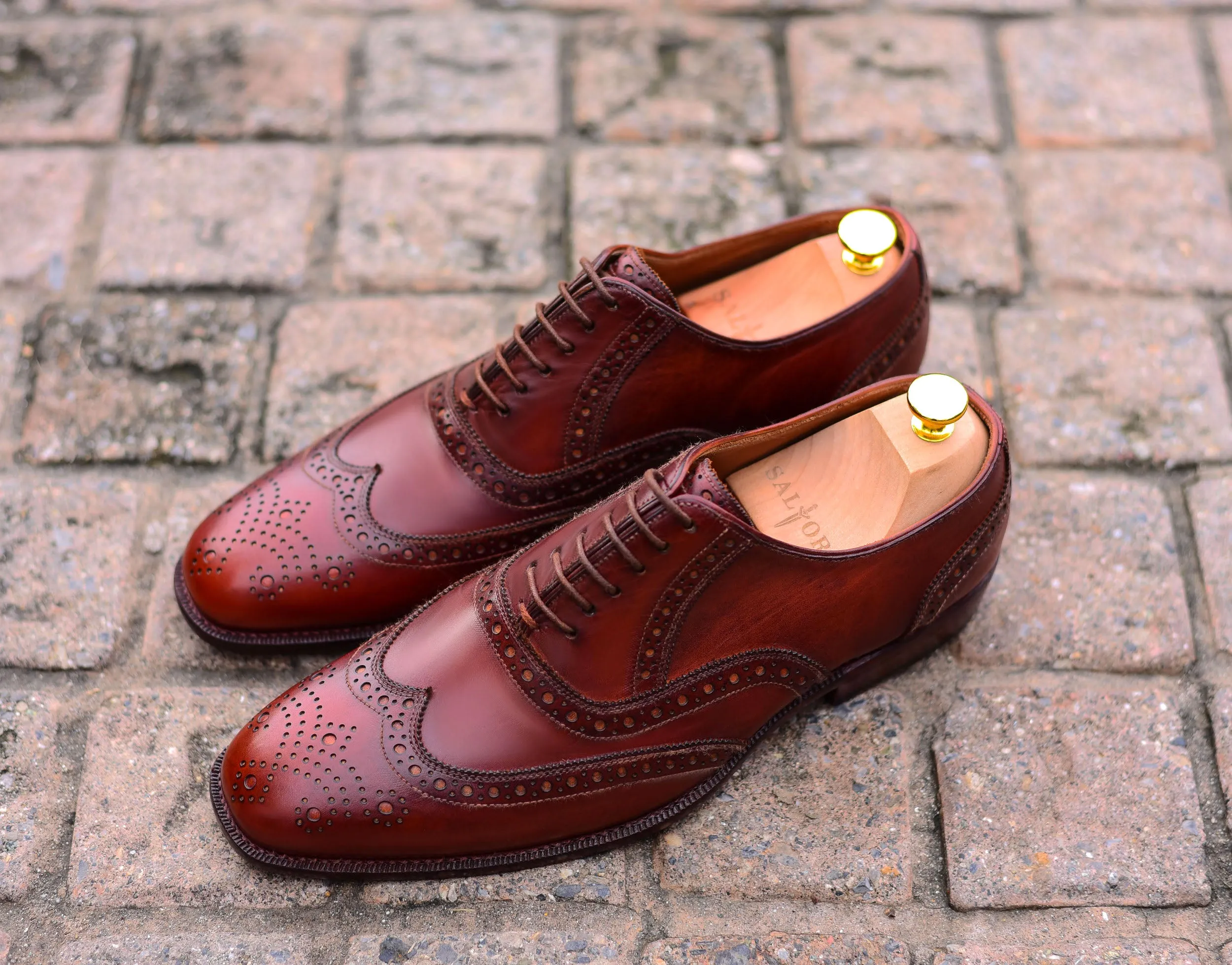 Executive - Wingtip Full-Brogue Oxfords