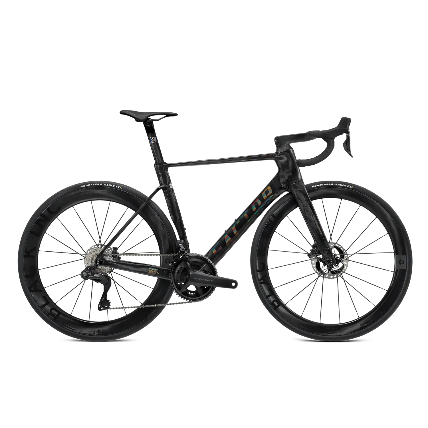 FACTOR OSTRO VAM Road Bike Shimano Ultegra DI2 Black Inc Wheels - Black/Black