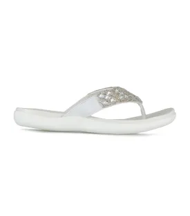 Glam-athon Thong Sandal White