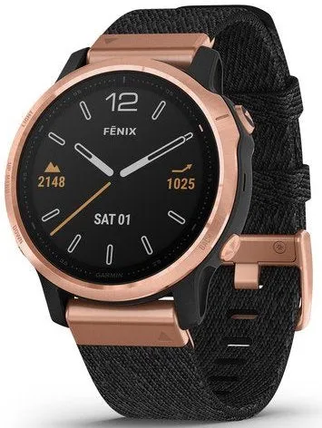 GRM Watch Fenix 6S Sapphire Rose Gold Nylon Band D