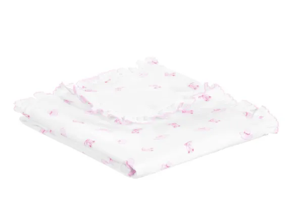 Kissy Kissy Pink Ballet Slippers Blanket