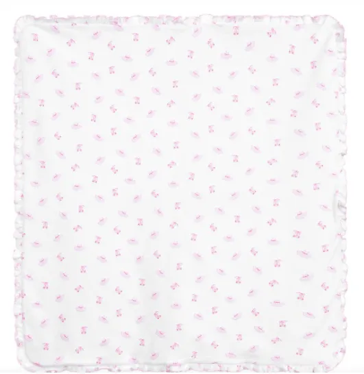 Kissy Kissy Pink Ballet Slippers Blanket