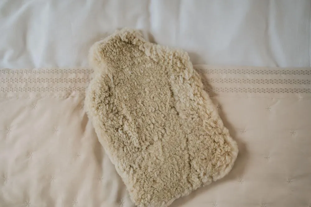 Mini Sheepskin Hot Water Bottle Cover - Waste Less