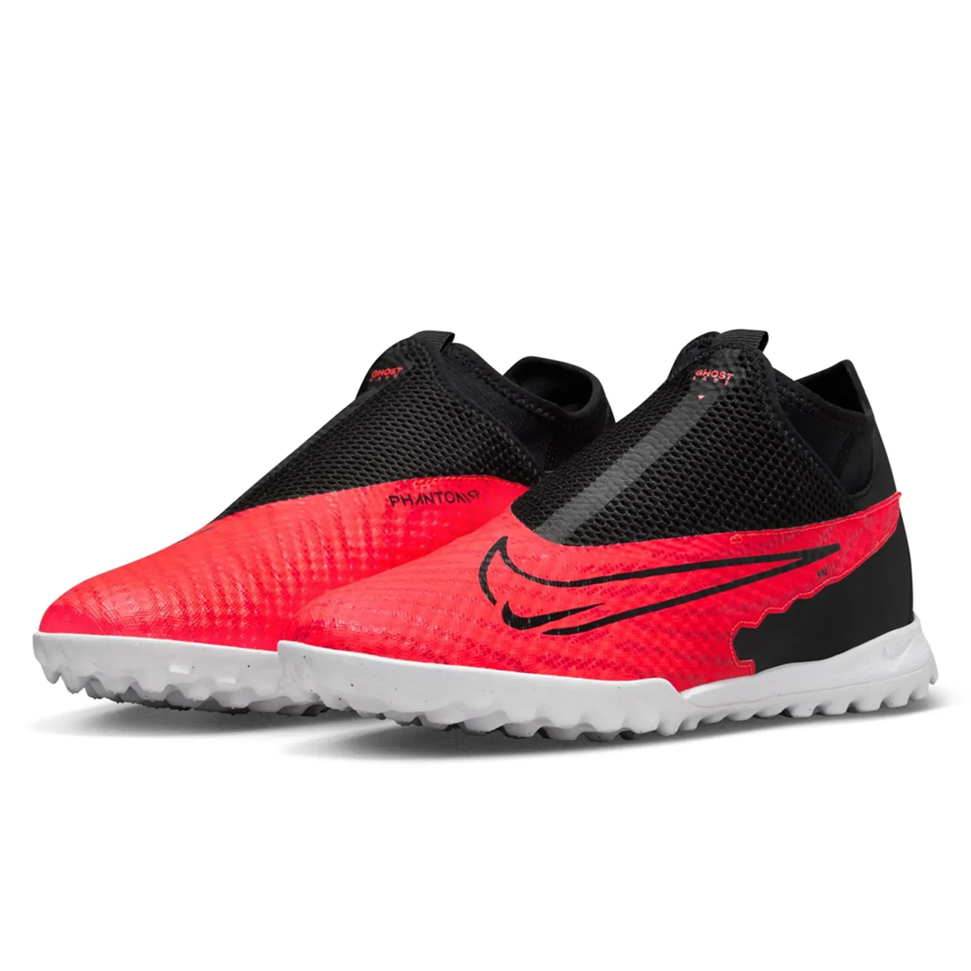 Nike Phantom GX Academy DF Turf Soccer Shoes (Bright Crimson/Black-White)