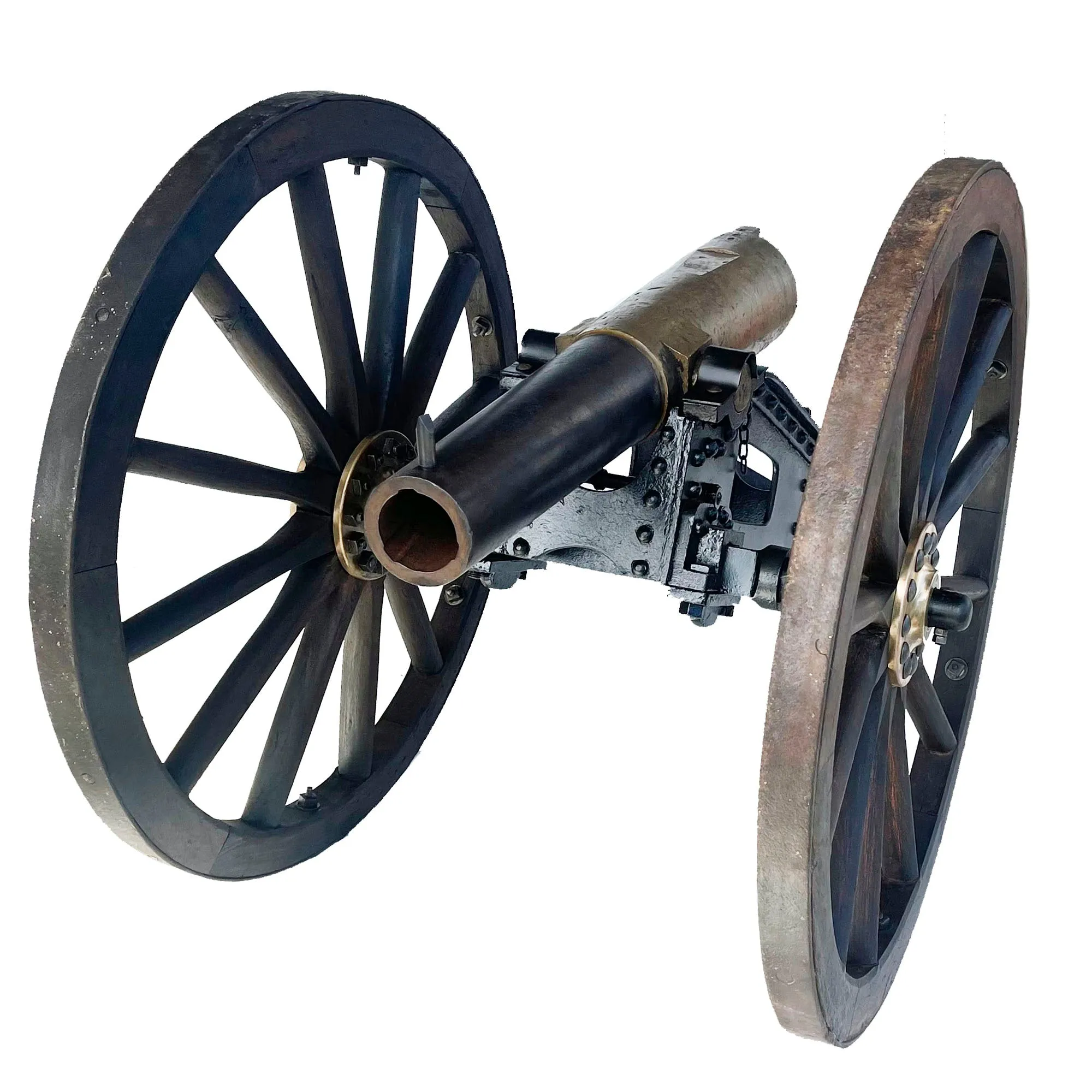 British Victorian Era Rifled Muzzle Loading 7-Pounder Mark IV Mountain Gun Cannon - Ordnance R.M.L.