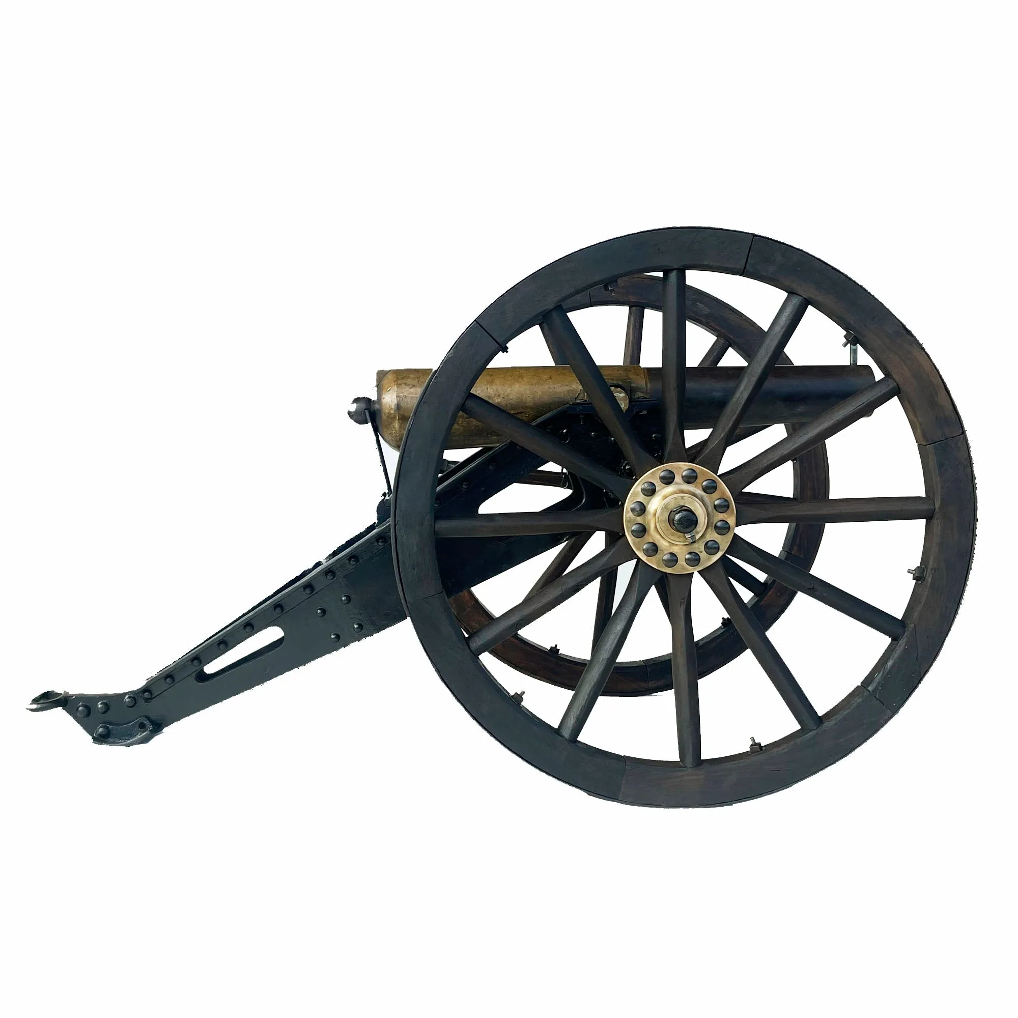 British Victorian Era Rifled Muzzle Loading 7-Pounder Mark IV Mountain Gun Cannon - Ordnance R.M.L.