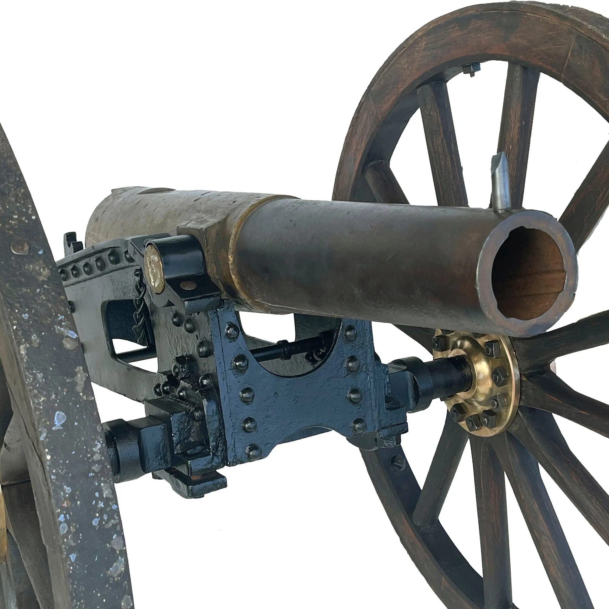 British Victorian Era Rifled Muzzle Loading 7-Pounder Mark IV Mountain Gun Cannon - Ordnance R.M.L.