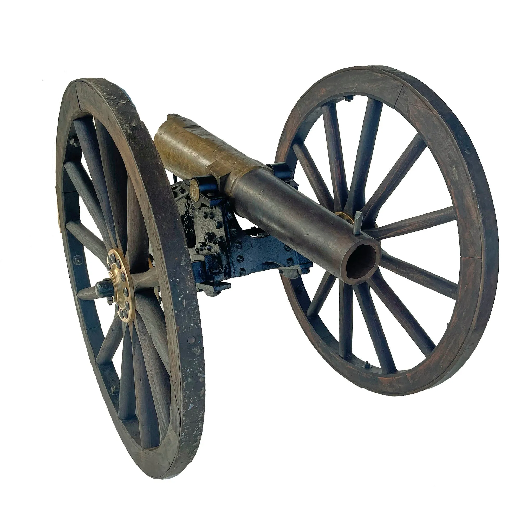 British Victorian Era Rifled Muzzle Loading 7-Pounder Mark IV Mountain Gun Cannon - Ordnance R.M.L.