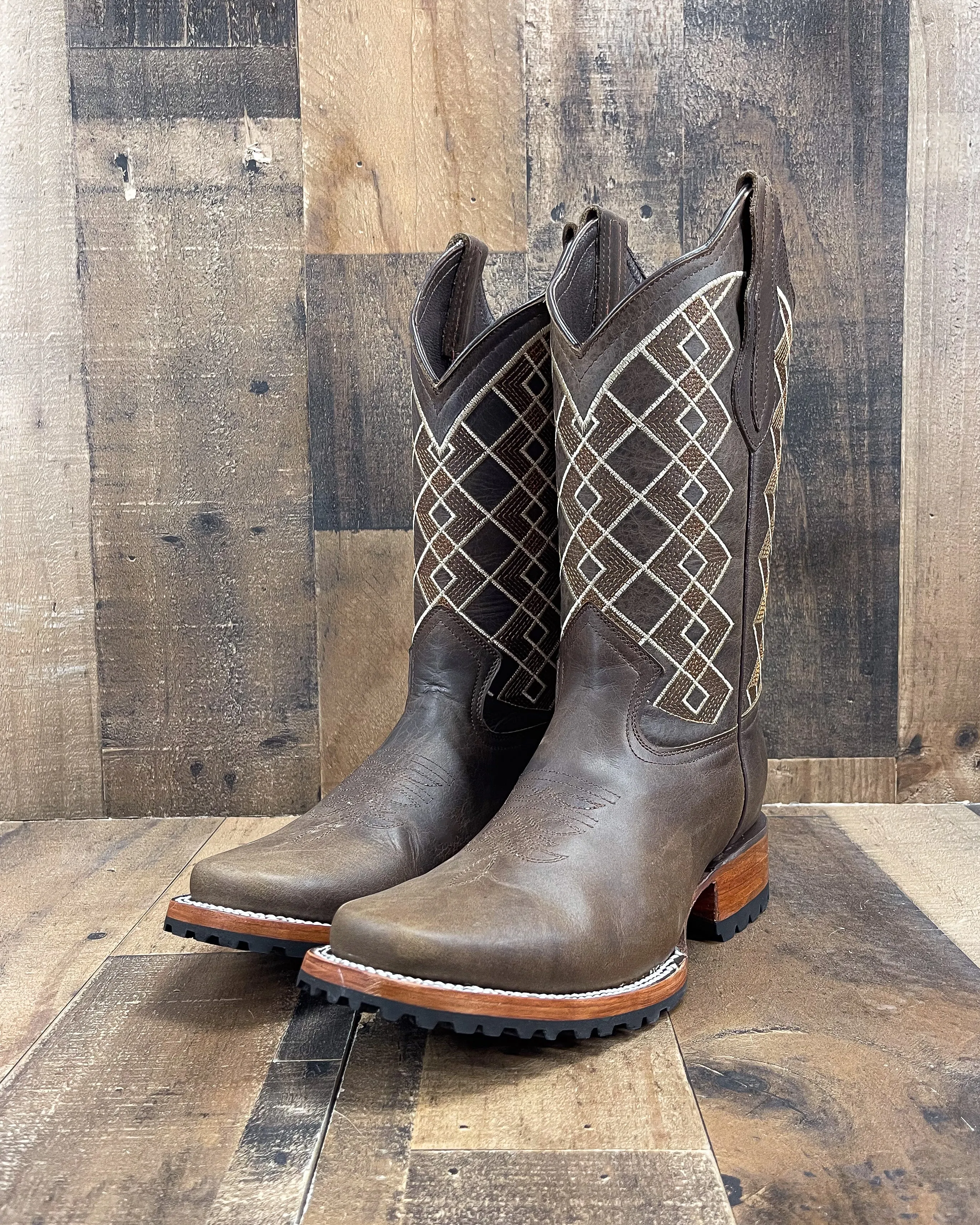 RHOMBUS "RODEO" | MEN SQUARE TOE COWBOY BOOTS