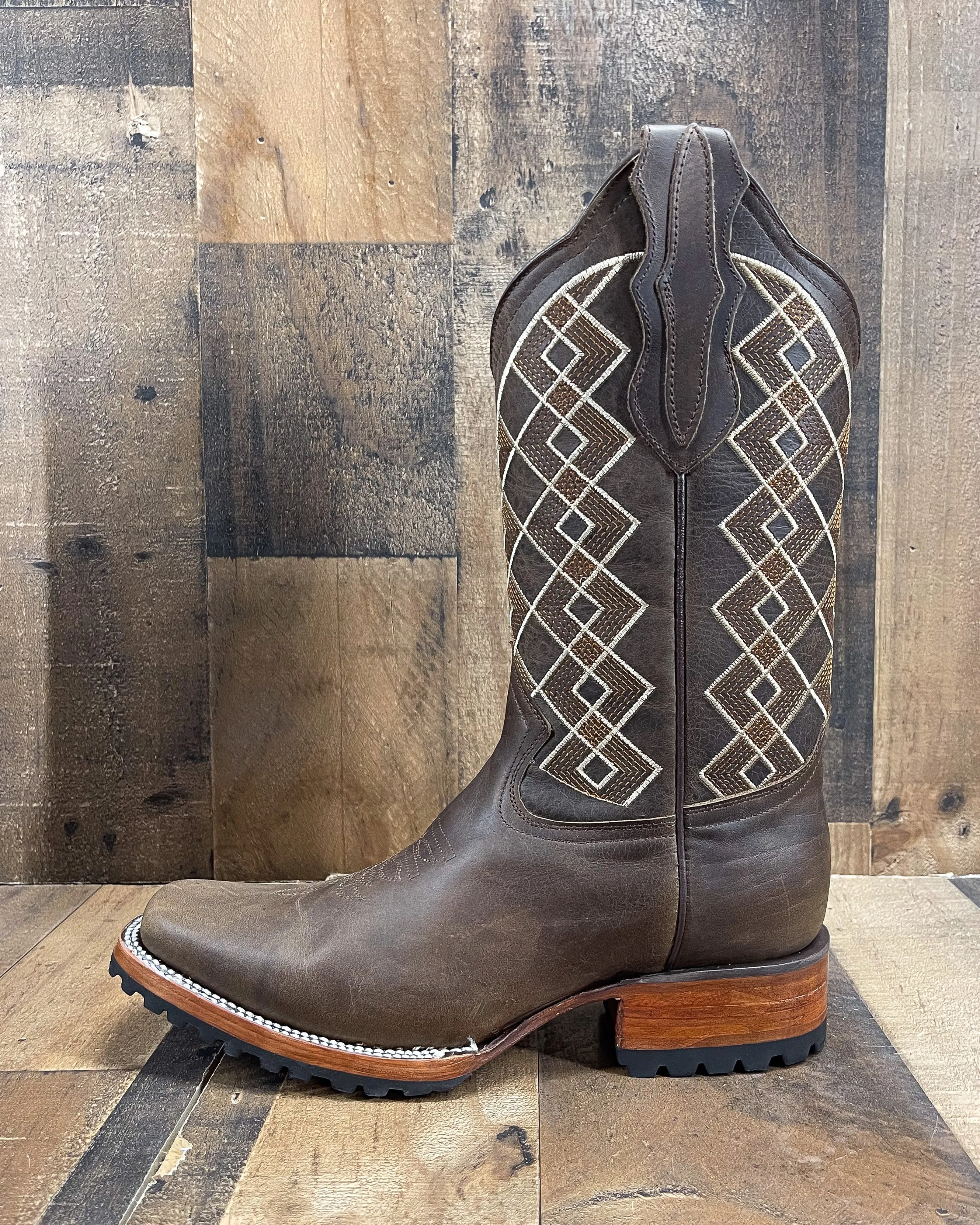 RHOMBUS "RODEO" | MEN SQUARE TOE COWBOY BOOTS