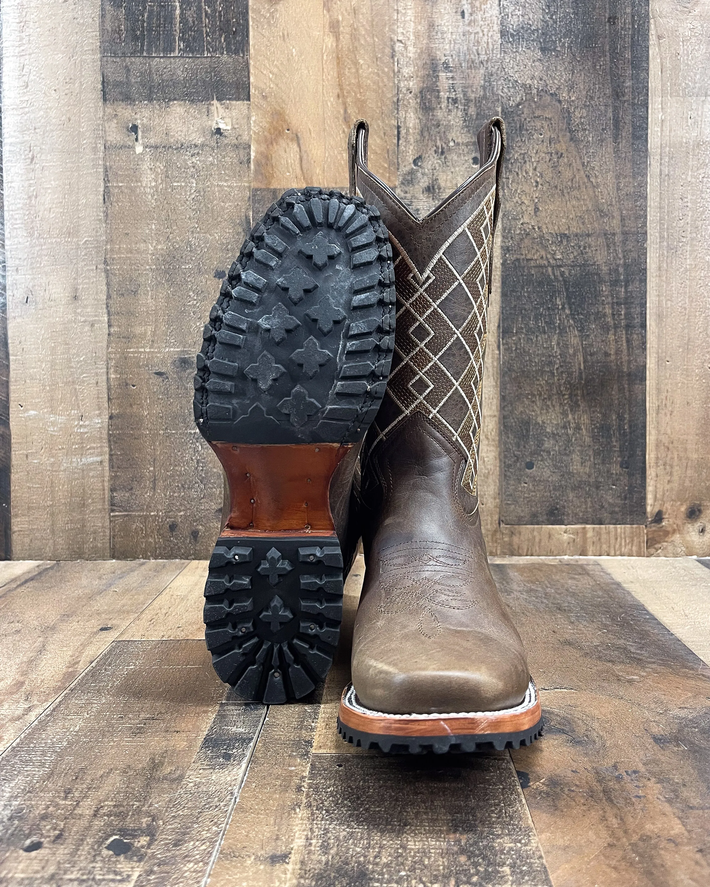 RHOMBUS "RODEO" | MEN SQUARE TOE COWBOY BOOTS