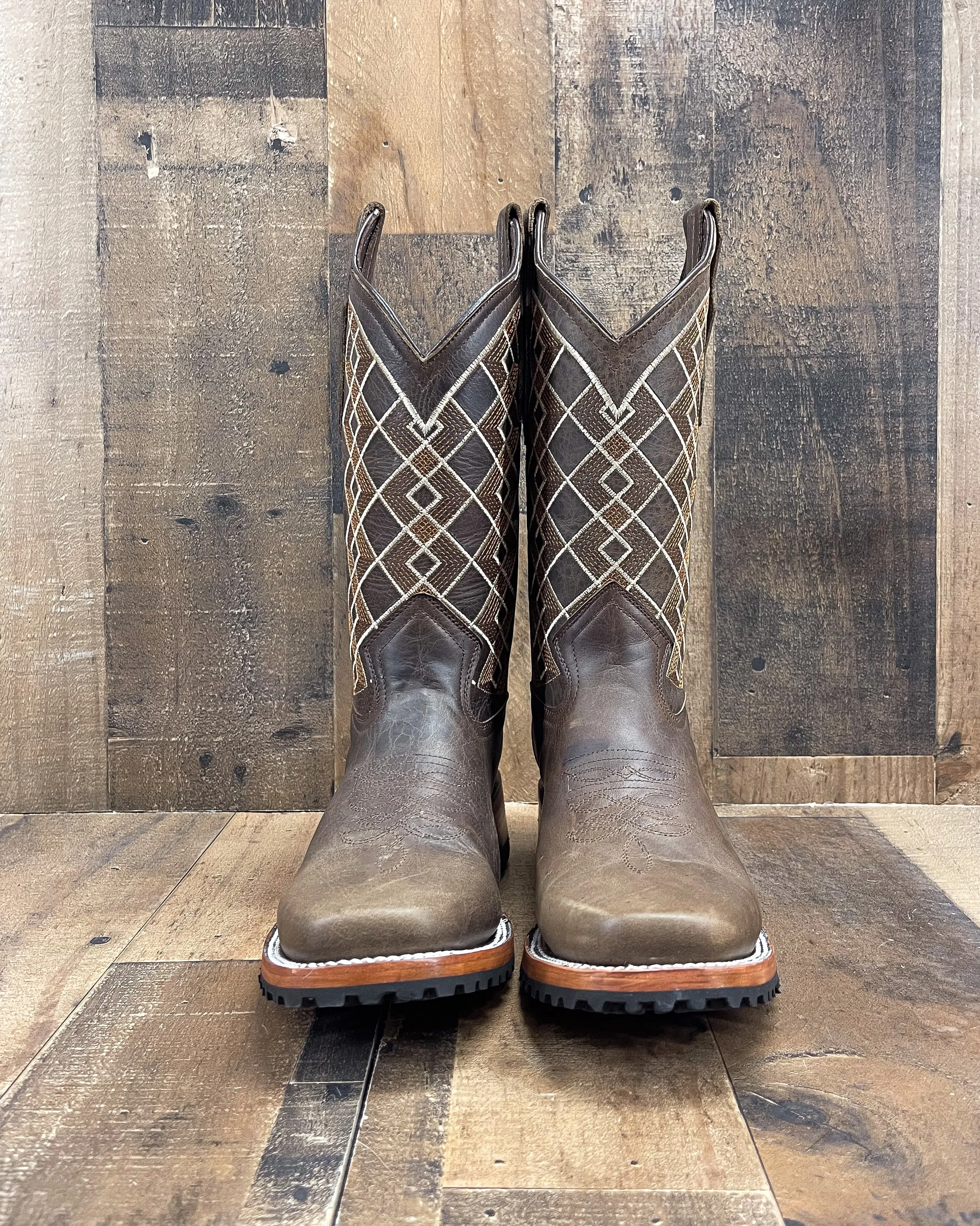 RHOMBUS "RODEO" | MEN SQUARE TOE COWBOY BOOTS