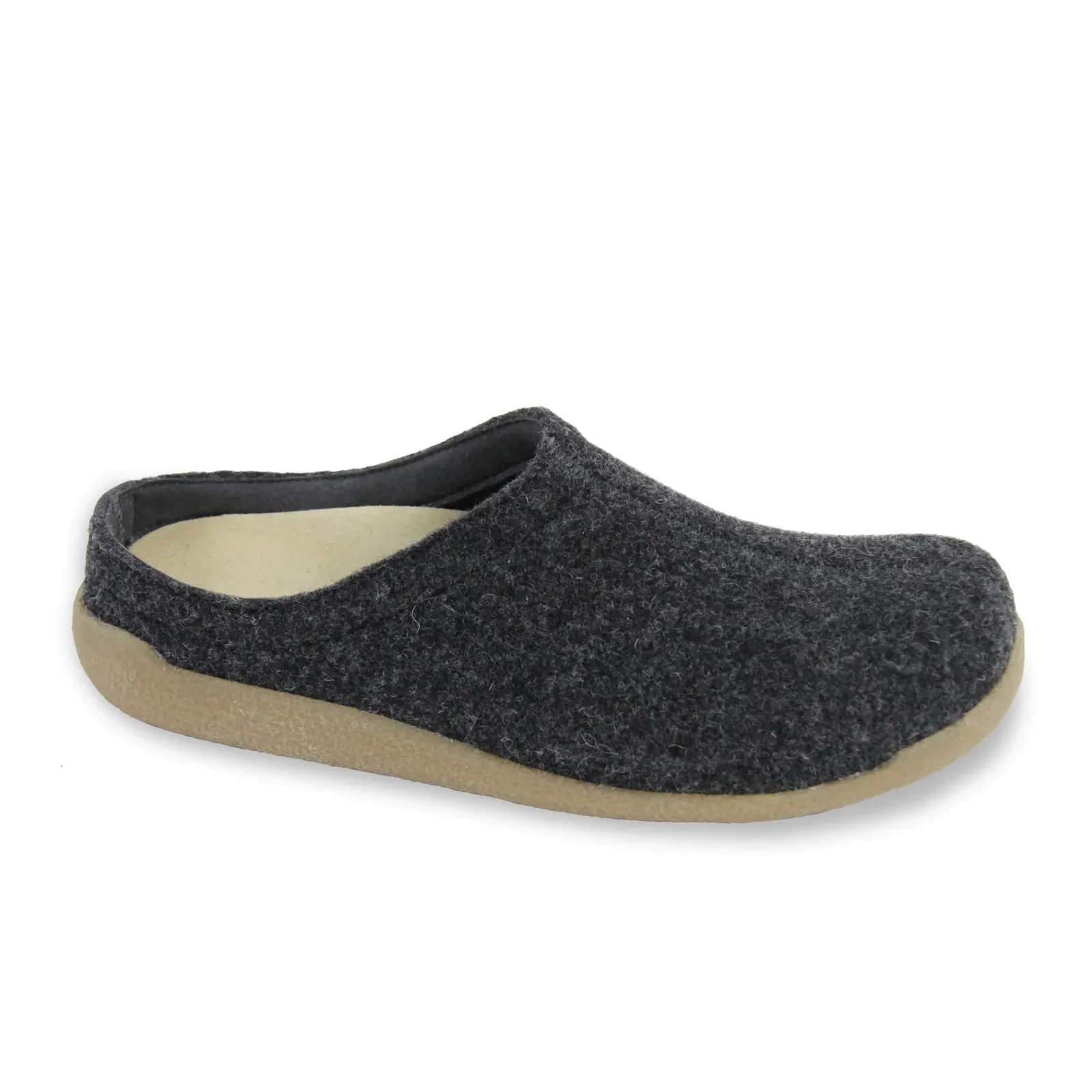 Sanita Lodge Slide (Unisex) - Charcoal/Charcoal