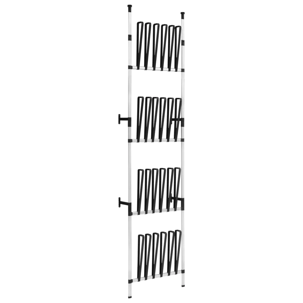 Telescopic Boot Rack with Rods Aluminium