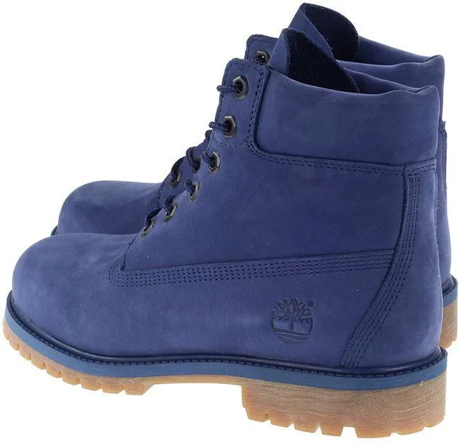 Timberland Boots Juniors 6 Inch Premium Waterproof Patriot Blue