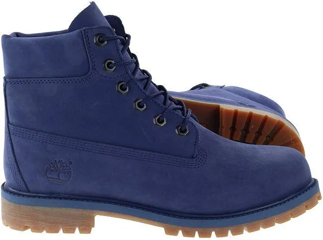 Timberland Boots Juniors 6 Inch Premium Waterproof Patriot Blue