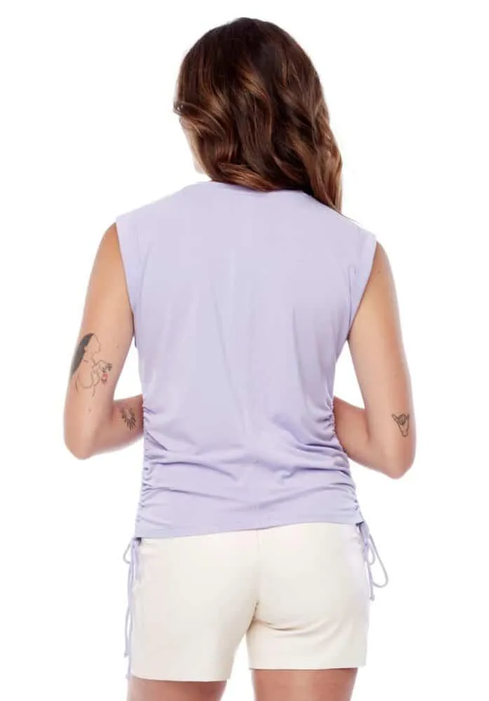 TYLER MADISON CAPPED SLEEVE TOP